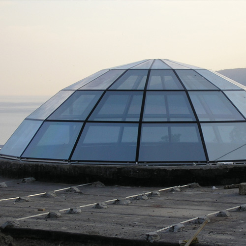 Ремонт стеклянного купола Раменское