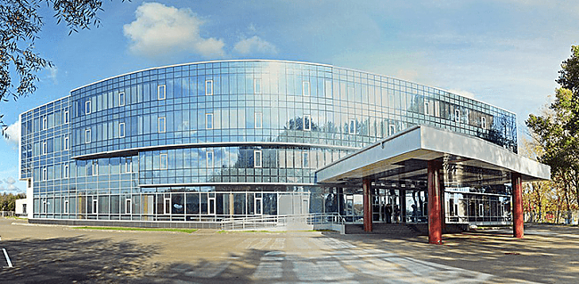 панорамные фасады учебно-тренировочного центра Раменское
