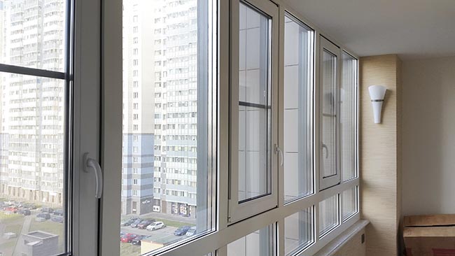 Металлопластиковое остекление балконов Раменское